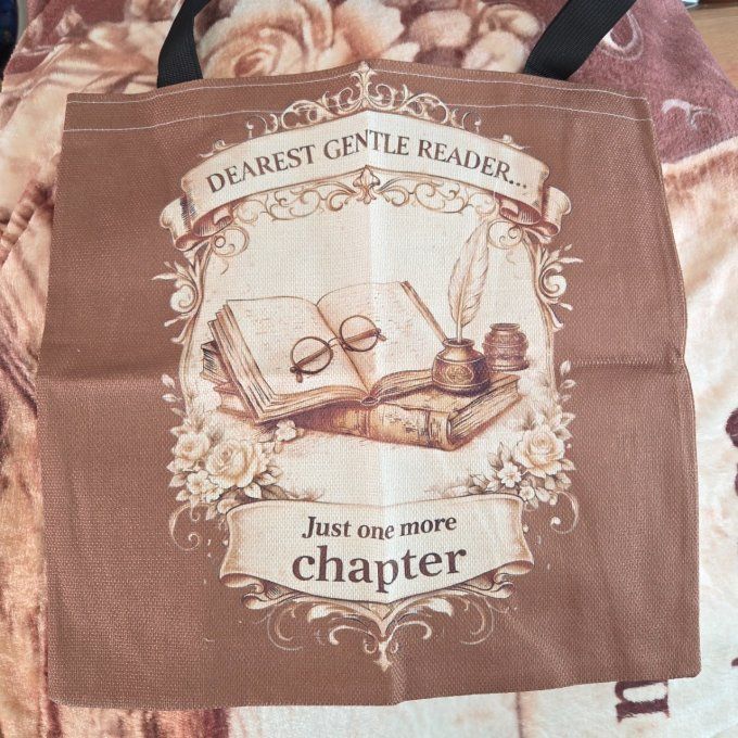Totebag just one more chapter
