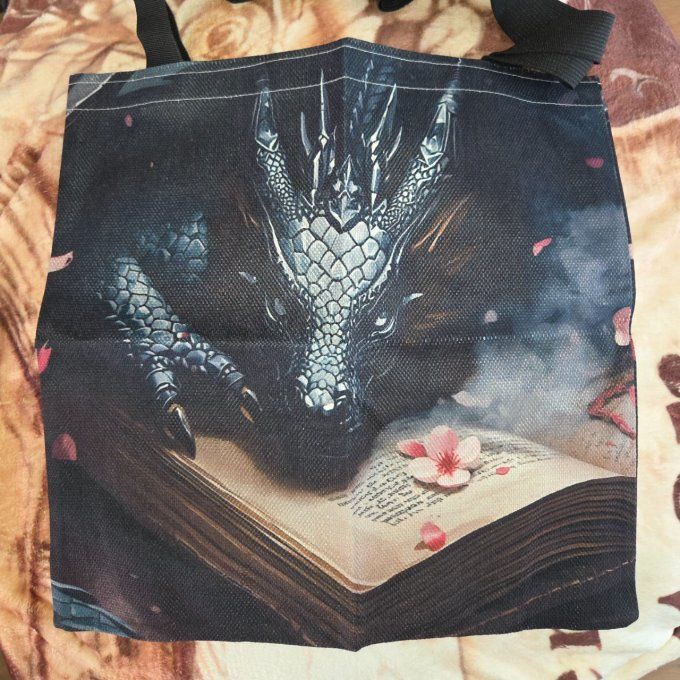 Totebag dragon livre