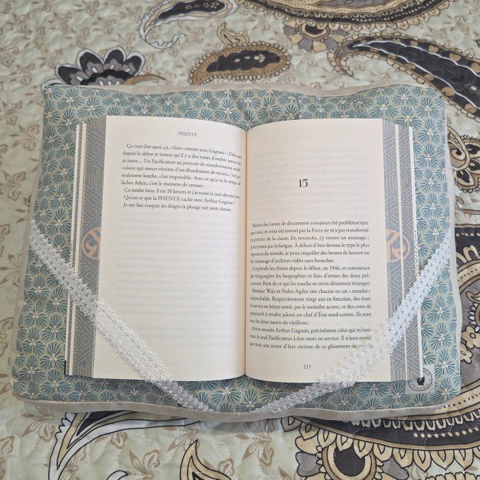 coussin de lecture "jardin secret"