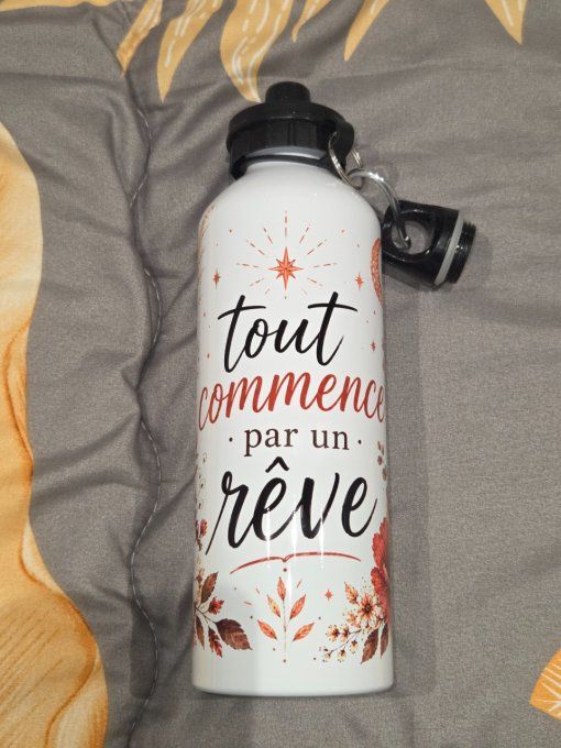 Gourde Tout commence par un rêve 