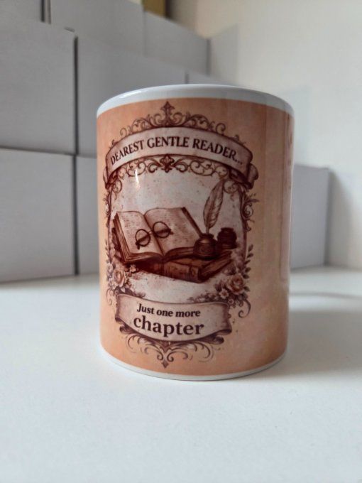 mug littéraire just one more chapter 350ml