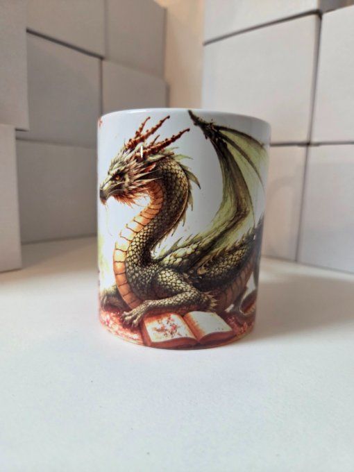 mug dragon littéraire 350ml
