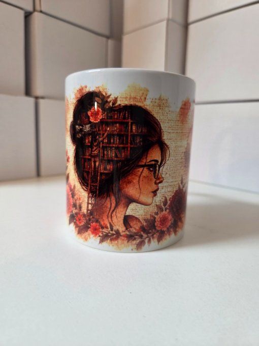 mug littéraire lectrice 350ml