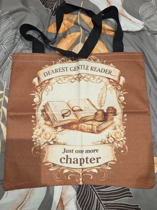 Totebag just one more chapter