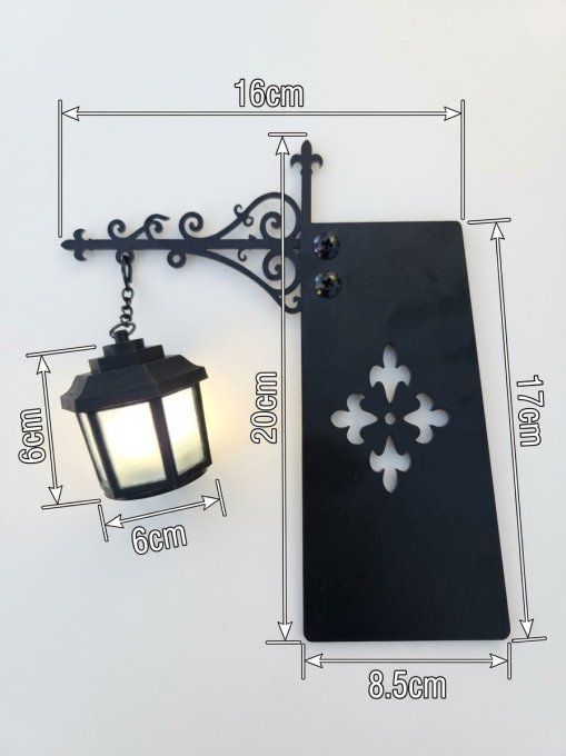 Lanterne vintage ou lampe fantôme lecteur - rechargeable USB – Décoration de bibliothèque